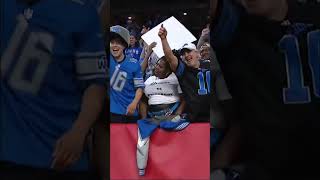 Lions fans chant Dan Millers name after win in Houston 👏  Detroit Lions shorts [upl. by Pippy]