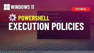 Change PowerShell execution policy to run scripts on Windows 11 10 [upl. by Yxor]