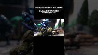 Halo Mega Construx  I’ll Take You All On  Stop Motion Shorts [upl. by Yltsew]