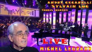 🎹 MiCHEL LEGRAND 🎹 🎸 SYLVAiN LUC 🎸 🥁 ANDRÉ CECARELLi 🥁 🎵 FAMiLY FUGUE 🎵 ORiGiNAL En 🎻LiVE 🎸à TANDEM [upl. by Myrle]