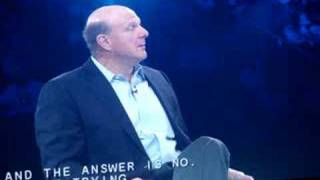 Steve Ballmer at Microsoft WPC 9 July 2008 [upl. by Lagiba]