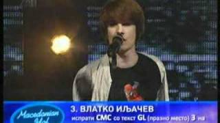 Macedonian Idol  Мини концерт III  Влатко Иљачев [upl. by Airebma]