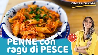 Pennoni al ragù di pesce  Benedetta Parodi Official [upl. by Kanya]