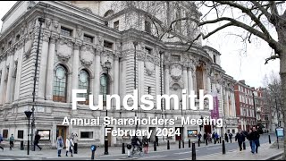 FUNDSMITH Annual Shareholders Meeting February 2024 [upl. by Elac319]