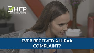 Ever received a HIPAA Complaint [upl. by Agosto]