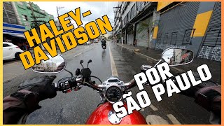 Andando de Harley por São Paulo  Zona Leste [upl. by Anaehr510]