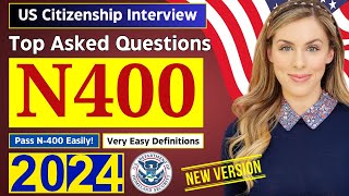 New 2024 US Citizenship Interview  N400 Part9 Most Asked Questions Yes No  Have you Ever [upl. by Earased]