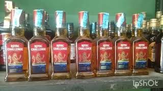 Royal challenge Whisky180mlnew price 220Alcohol 428West Bangal india 2024 [upl. by Enimrej]