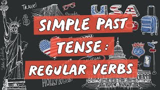 Simple Past Tense Regular Verbs  Brasil Escola [upl. by Shepherd457]