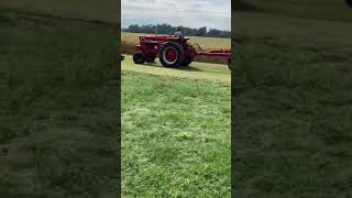 IH 1566 pulling IH 720 718 plow [upl. by Eberto]