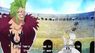 Bartolomeos Surprise Ability  Bartolomeo vs Hack  Bartolomeo pees to colosseum [upl. by Nalak]