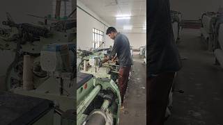 Weaving Loom  Loom Machine  sulzer Loom  machine working [upl. by Fadil]