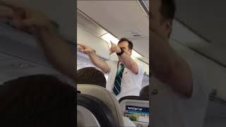 Hilarious West jet Flight Attendant [upl. by Artinak]