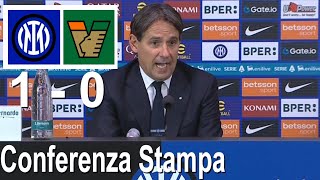 Simone Inzaghi Conferenza Stampa Post Inter 1 vs 0 Venezia 03112024 [upl. by Gillan]