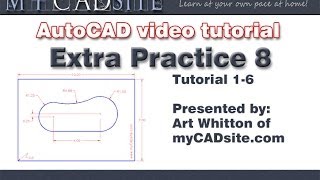 Beginner AutoCAD  Circle TTR Exercise [upl. by Anileuqcaj]