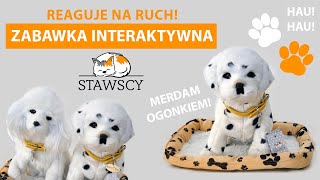 INTERAKTYWNY PIESEK DALMATYŃCZYK SZCZEKA REAGUJE NA RUCH  ZABAWKA DLA DZIECI [upl. by Edahs]