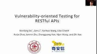 USENIX Security 24  Vulnerabilityoriented Testing for RESTful APIs [upl. by Ocker]