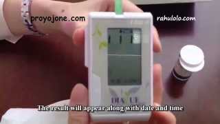 Diavue  Blood Glucose Monitoring System Instruction [upl. by Mapes219]