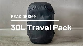 Peak Design 30L Travel Backpack Review  I’m Torn on This One [upl. by Gavan]