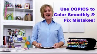 How to Use Copic Markers to Color Smoothly amp Fix Mistakes  an Annies Tutorial [upl. by Eanat]