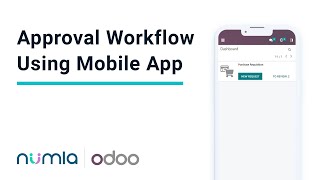 Approval Workflow Using Odoo Mobile Interface  Odoo ERP [upl. by Tartan908]