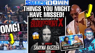 THINGS YOU MIGHT HAVE MISSED WWE SMACKDOWN BAYLEY SERIOUS INJURY THE ROCK CONCERT RETURNS [upl. by Elaina]