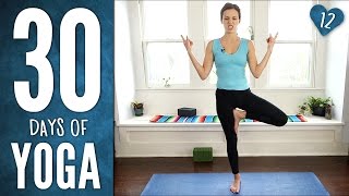 Day 12  Yoga For Spinal Health  30 Days of Yoga [upl. by Anewor873]