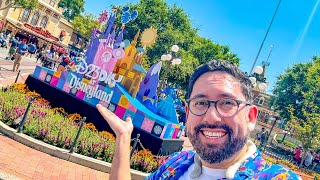 A Day at Disneyland Park in 2024 for D23 Day 🏰 [upl. by Uchish]