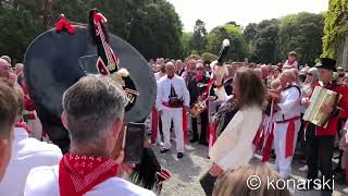 “Obby’ Oss May Day 2022 Padstow North Cornwall United Kingdom Mayday festival [upl. by Nived]