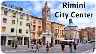 Rimini Italy  City Center [upl. by Nyahs]