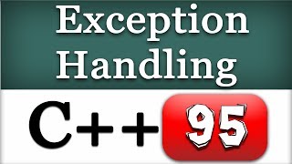 Introduction to Exception Handling  try catch and throw  C Tutorial [upl. by Atsugua]