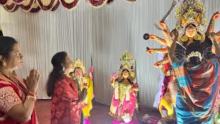 Mukh unmochon Durga maa Navaratri vibes [upl. by Leahcimsemaj]