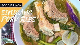 Sinigang Pork Ribs  Filipino Recipe  Foodie Pinoy [upl. by Llednahs]