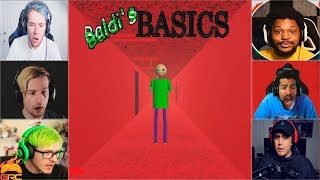 Gamers Reactions to the END NOT  Baldis Basics [upl. by Irahs]