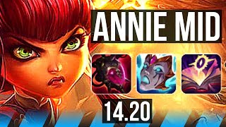 ANNIE vs SYLAS MID  10410  EUW Master  1420 [upl. by Artenal]