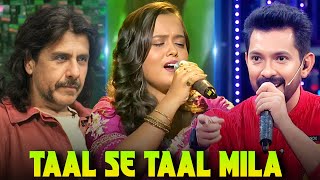 Taal Se Taal Mila  Mysame X Aditya Narayan Performance Indian Idol 15 Reaction [upl. by Dnomar]