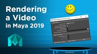 Rendering a Video Animation in Maya  Tutorial [upl. by Sofie]