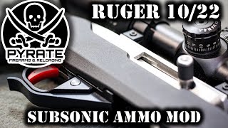 Reliably Cycle Subsonic Ammo in a Ruger 1022  The Best Way to Fix It [upl. by Gleason]