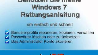 Windows 7 Benutzerprofile reparieren [upl. by Enoj]