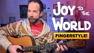 Joy to the World – Beginner Fingerstyle Guitar Lesson with Strumming Tips Included [upl. by Nylave]