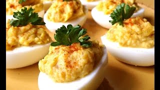 The Best Deviled Eggs with just 3 Ingredients [upl. by Aneeles274]