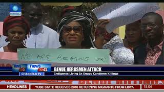 Benue Herdsmen Attack Indigenes Living In Enugu Condemn Killings [upl. by Sukhum969]