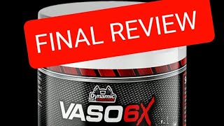 VASO6  Final Review  Dynamic Evolution  Fitness SUPPLEMENTS [upl. by Acila191]