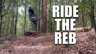 Riding the Reb with the Trail Boss mtb trails [upl. by Lebama]