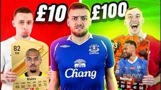 £10 Vs £100 Challenge on FC24 [upl. by Lynch]