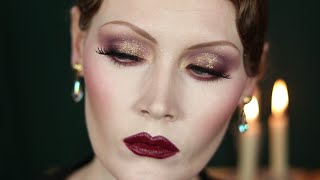 Old Hollywood Glam makeup tutorial [upl. by Lerraf]