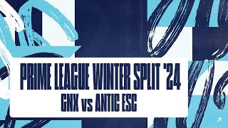 TEAM GENETIX  PRIME LEAGUE WINTER SPLIT 24  ANTIC vs GNX [upl. by Ennyrb]