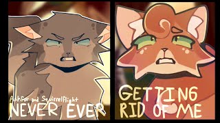 NEVER EVER GETTING RID OF ME  Ashfur and Squirrelflight Warrior Cats PMV [upl. by Adirahs]