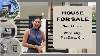 SMART HOME HOUSE FOR SALE WOODRIDGEDavao Realty [upl. by Crofton]