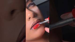 Bold Red lipstick tutorial bappamorya lipstick parimakeover liplover [upl. by Norel]